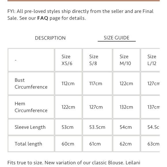 Arnhem Daphne Blouse in Dusty Rose Top Blouse Bohemian Style size Medium - Picture 6 of 6